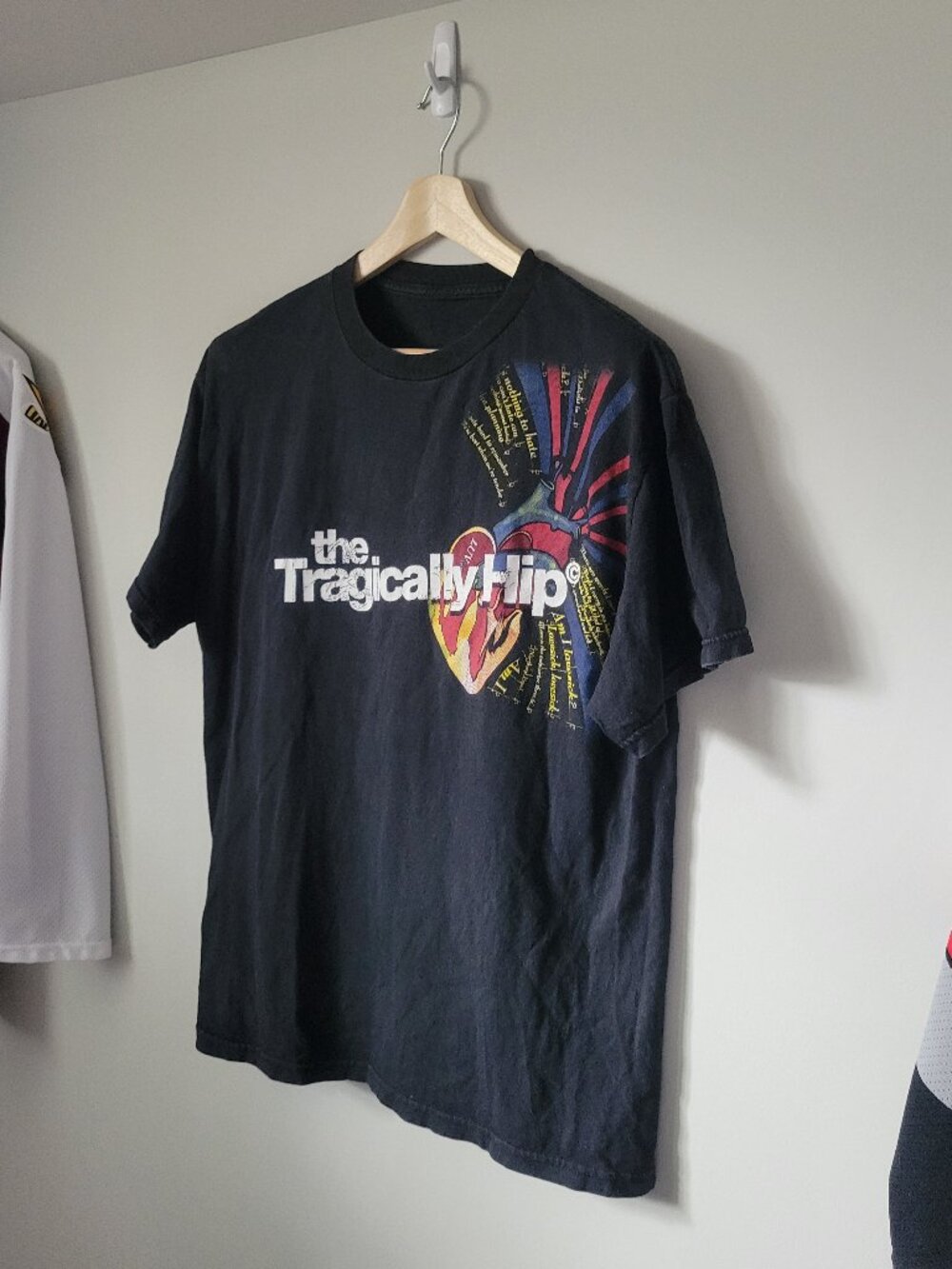 Tragically Hip Band T-Shirt Black L